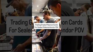 Trading Graded Pokemon Cards For Sealed🤝 #pokemon #pokemonvendor #vendorpov #pokemoncards