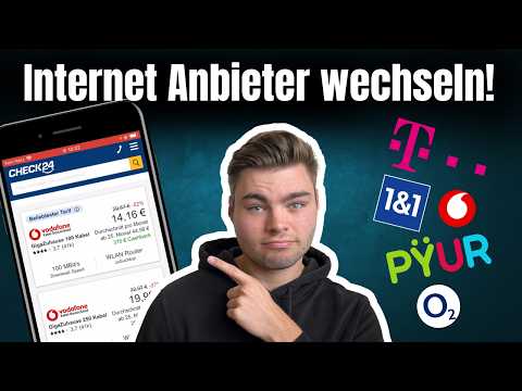 Internet Anbieter wechseln bei Check24 I Tutorial