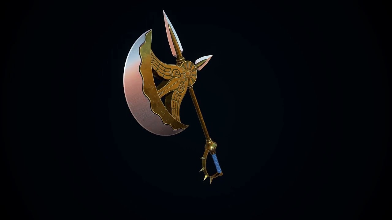 神斧リッタ 3Dモデル