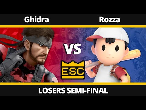 ESC 39 - Losers Semi-Final - Ghidra (Snake) Vs. Rozza (Ness) - SSBU Local UK Tournament