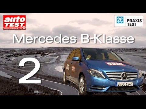 The ZF practical test 2014 - 2nd place Mercedes B-Class