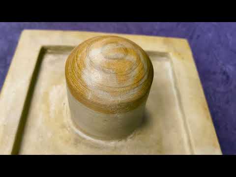 Brahma Murari Tripunda Trinetera Chandana Lepitha Suraarchita Shivlingam in Stone video