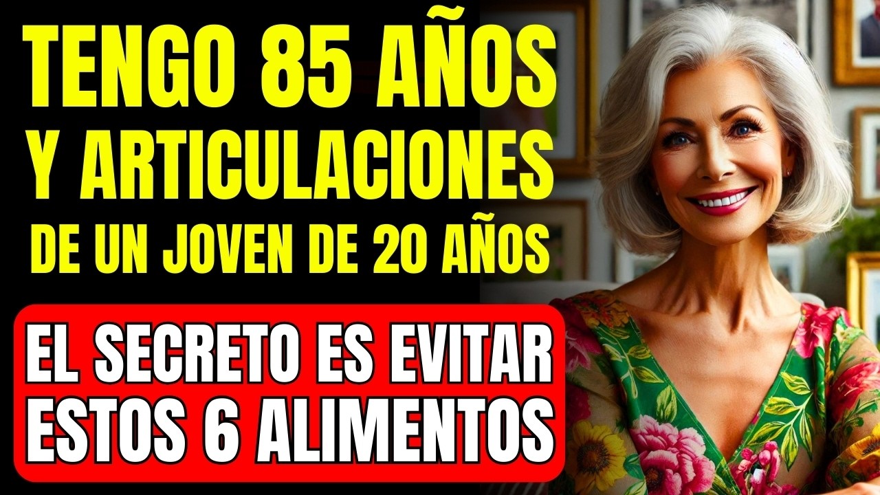 Si tienes MÁS de 60 AÑOS ¡NO COMAS estos 6 ALIMENTOS si Quieres Proteger tus ARTICULACIONES!