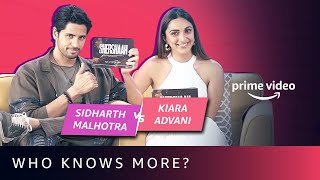 Who Knows More? | Sidharth Malhotra, Kiara Advani | Shershaah | Amazon Prime Video