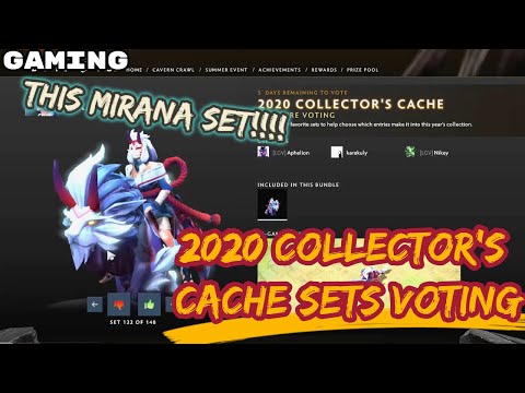 TI10 BATTLEPASS 2020 - 2020 COLLECTOR'S CACHE TREASURE VOTING AND PREVIEW OF NEW SETS [DOTA 2]