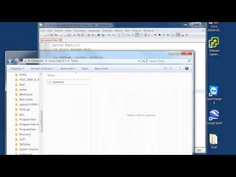 Vbscripting Lesson 5 Basic File Manipulation