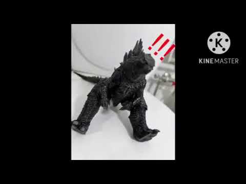 When godzilla poop stopmotion