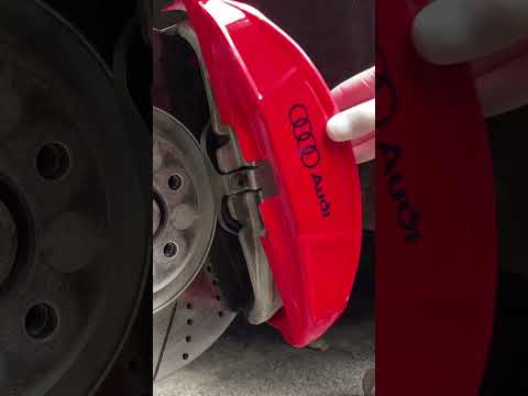 Say goodbye to boring brakes – choose from our diverse selection of caliper covers 🔥 #audi