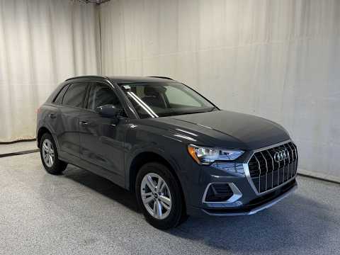 2022 Audi Q3 Komfort 40 TFSI quattro in Gray for sale at Park Mazda in Sherwood Park, AB