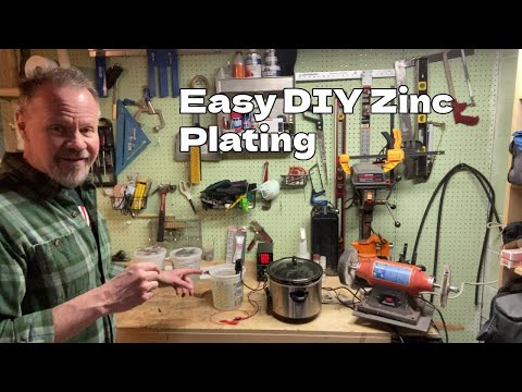Easy DIY Zinc Electroplating - no kit required