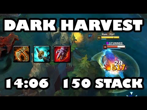 Dark Harvest Udyr Carry | 150 Stacks 14:06 Ranked Platinum 4 Jungle Gameplay [8.15]
