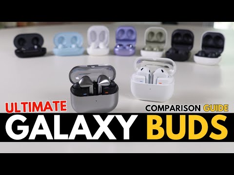 Comparing EVERY Galaxy Buds EVER made!