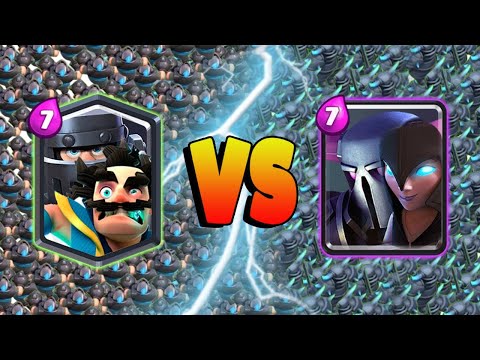 MEGA KNIGHT + ELECTRO WIZARD Vs PEKKA + NIGHT WITCH  - Clash Royale Battle #370