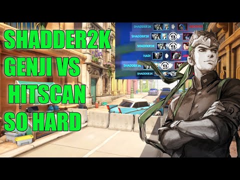 SHADDER2K TOP 500 GENJI GAMEPLAY POTG - OVERWATCH SEASON 24