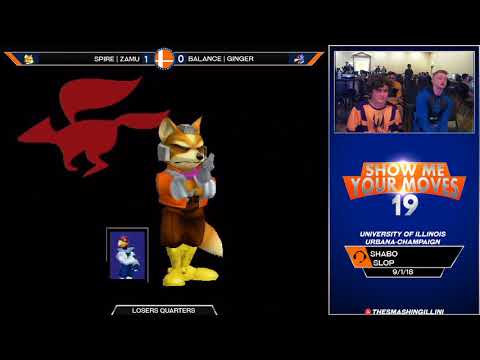 [SMYM 19] Balance | Ginger (Falco) vs. Spire | Zamu (Fox) SSBM Singles LQ