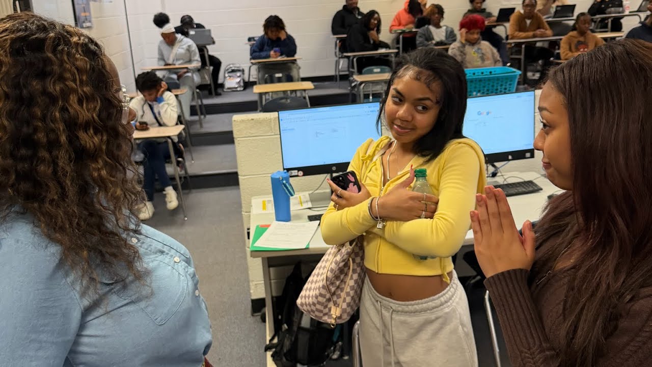 Hope & Faith explain their business plan for Market Day this Friday