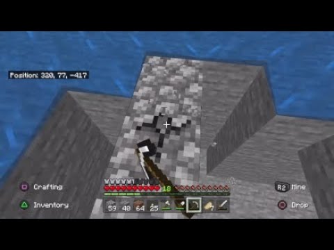 Minecraft Lets Play episode 6 Iron Farm Beginning