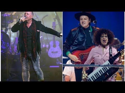 Watch Arcade Fire join forces with Simple Minds' Jim Kerr in Glasgow