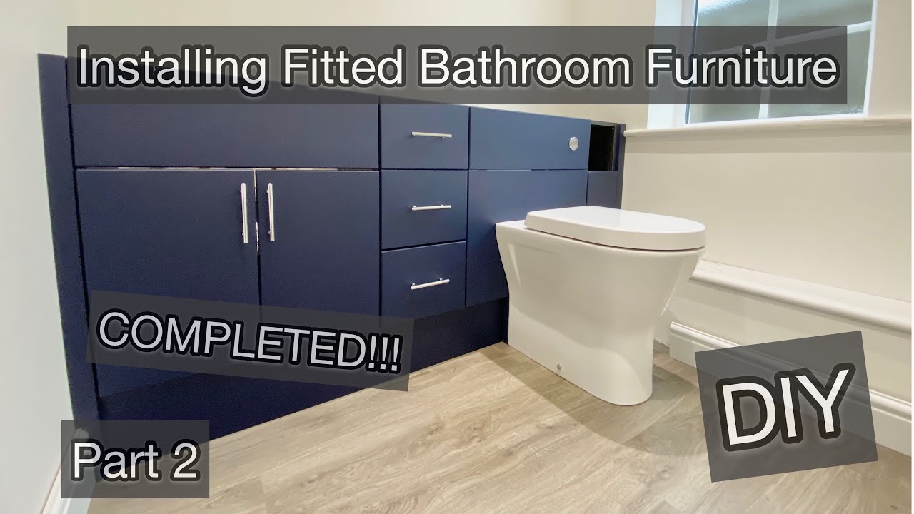 Watch video Installing Fitted Bathroom Furniture - Part 2 Now Installing Fitted Bathroom Furniture - Part 2