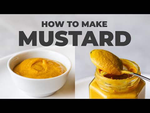 How to Make Mustard at Home | Easy Homemade Yellow Mustard Recipe