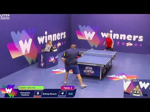 WINners CUP table 2  15.01 Kolomiets Vladimir - Boklag Roman  13:30