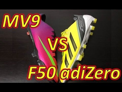 Nike Mercurial Vapor 9 IX VS Adidas F50 adizero miCoach 2 - Comparison