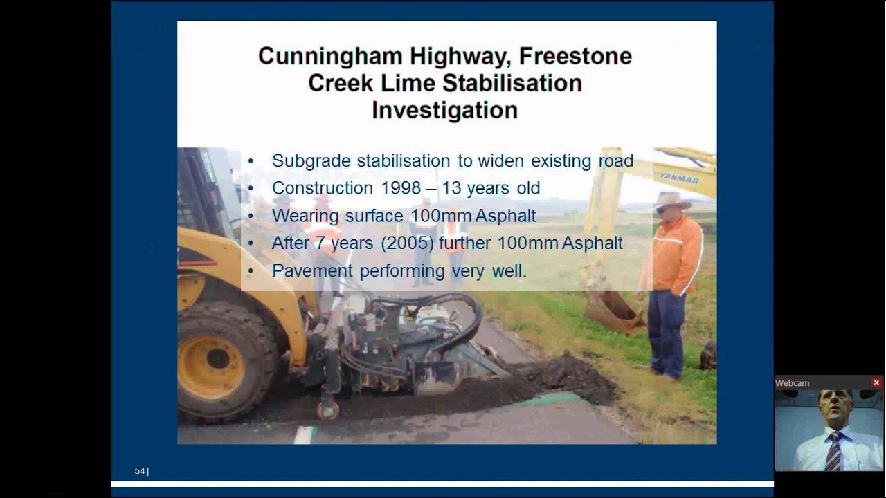 PUBLIC LECTURE: The benefit of Lime Stabilisation of Subgrade and Foam Bitumen Stabilisation of Base