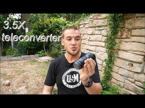 3.5X High Definition Telephoto Lens Compatible with Canon EOS 5D Mark II (Only for Lenses with 49, 52, 55, 58, 62 & 67mm Filter Threads) video review thumbnail
