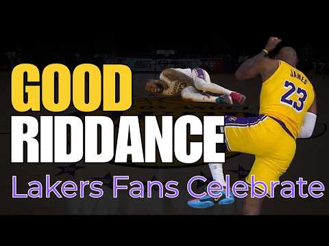 Lakers Fans Celebrate LeBron's Exit | How NBA Propaganda Backfired