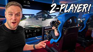 We Attempted 2-Player Split Screen on GT7 (With Two Sim Rigs!)