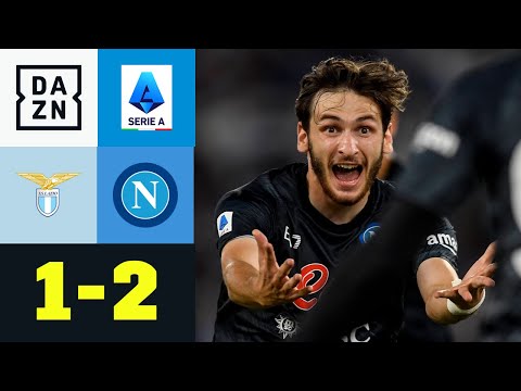 Traumtor Kvaratskhelia! Napoli ist für Liverpool gewappnet: Lazio Rom - Neapel 1:2 | Serie A | DAZN