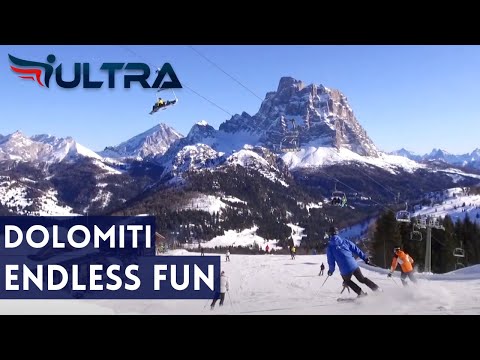 DOLOMITI ENDLESS FUN ep. 10 - Pista Gran Zuita, Alleghe Ski Civetta - ICARUS ULTRA