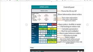 Open lock  The Expert Advisor helps reduce the account drawdown Full Version EA