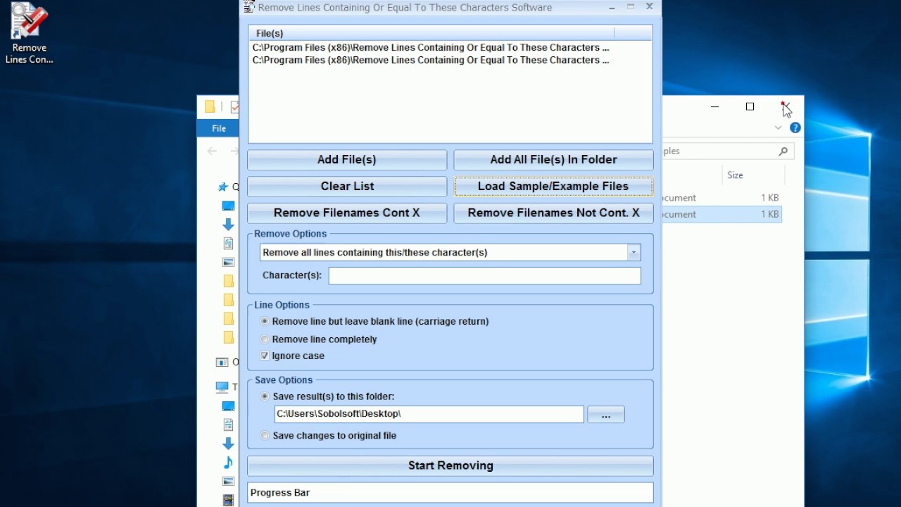 How To Use Remove Lines Containing Or Equal To These Characters Software