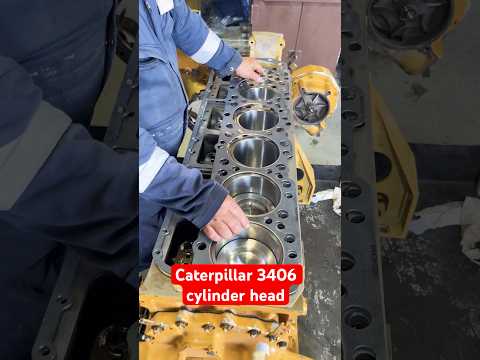 Caterpillar 3406 cylinder head gasket installed #shortvideo #viralshort #fpyシ #tranding #ganaretor