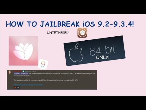 How To Untether Jailbreak iOS 9.2-9.3.4 (64BIT ONLY)