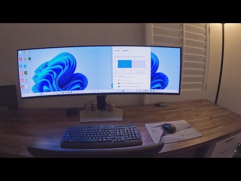 Convert Ultra Wide Monitor to Dual Screen Display for Samsung G93SC