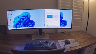 Convert Ultra Wide Monitor to Dual Screen Display for Samsung G93SC