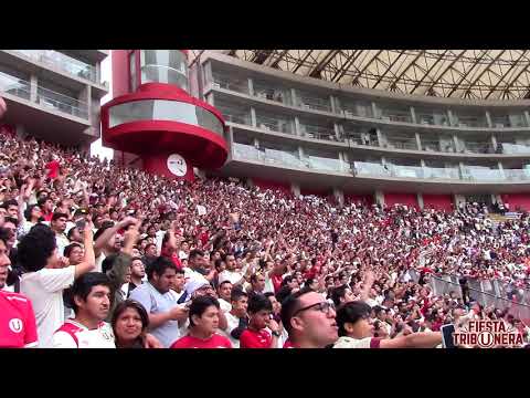 "Reacción de la hinchada tras ir perdiendo - Municipal vs Universitario" Barra: Trinchera Norte • Club: Universitario de Deportes