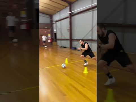 Futsal shooting drill for pivots