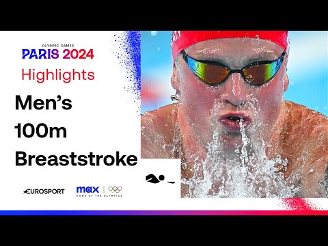 THRILLER IN THE POOL 🏊‍♂️ | Men's Swimming 100m Breaststroke Highlights | #Paris2024