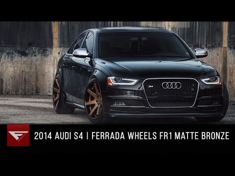 2014 Audi S4 | Ferrada FR1 Matte Bronze with Gloss Black Lip