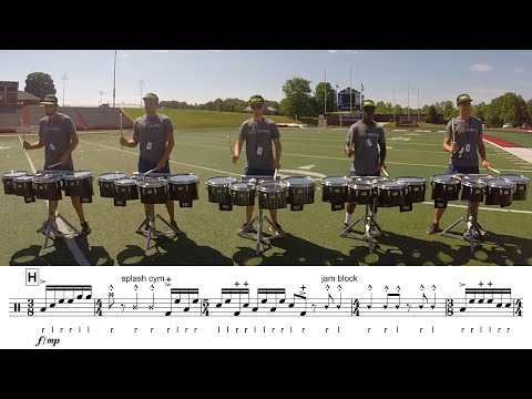 2017 Carolina Crown Tenors - LEARN THE MUSIC to "NO one To kNOW one"