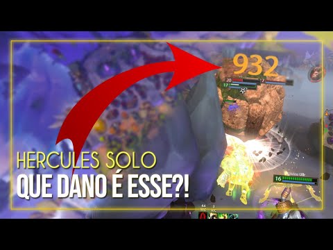 QUE DANO É ESSE?! | HERCULES SOLO (Conquista Smite Brasil) ft. Gabi