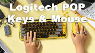 Logitech POP Keys Wireless Mechanical Keyboard Blast Yellow (920-010716) - відео 1