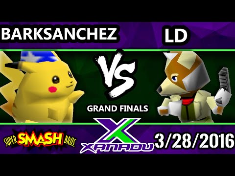 S@X 143 - TF | Barksanchez (Pikachu) Vs. LD (Fox) SSB64 Grand Finals - Smash 64