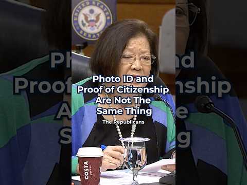 Photo ID and Proof of Citizenship Are Not the Same Thing