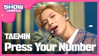 (Showchampion EP.176) TAEMIN - Press Your Number