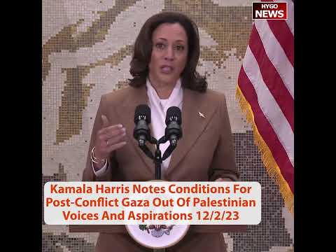 Clueless Kamala Harris couldn’t answer, What is the question exactly?; Word Salad For Update On Gaza