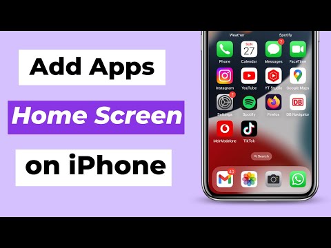 How to Add an App to Home Screen on iPhone? | Auto-Add Apps after Installation (2023)